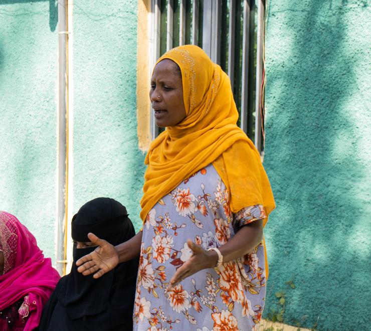 Yeshumnesh, Facilitator for Integrated Family Service Organization (IFSO), a local partner of ActionAid Ethiopia, Combatting modern slavery