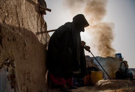 ActionAid Afghanistan woman silhouette