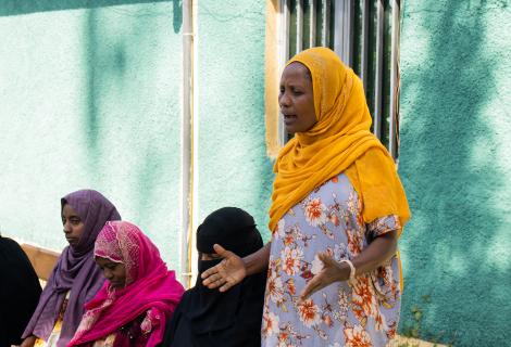 Yeshumnesh, Facilitator for Integrated Family Service Organization (IFSO), a local partner of ActionAid Ethiopia, Combatting modern slavery