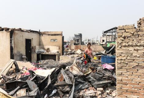 The City of Mandalay, un to 80% of the city has been destroyed