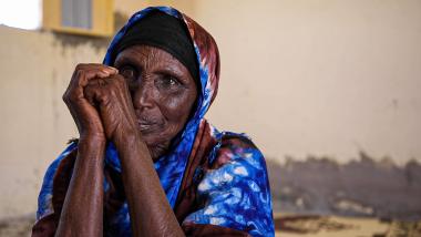 Amina Yusuf, aged 90 - has lived through 12 different droughts. Hidhinta, Somaliland.